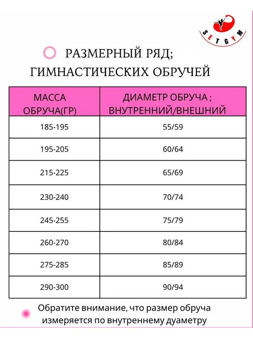 SETGYM Обруч аналог SASAKI 55см в обмотке Лазер (Лаванда), розовый, фото 7