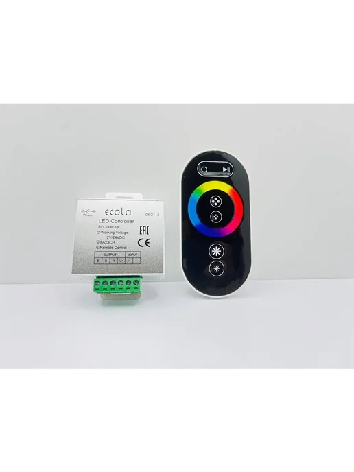 Контроллер RGB ECOLA PREMIUM RFC24BESB 24А 288 576Вт, 576 Вт, фото 5