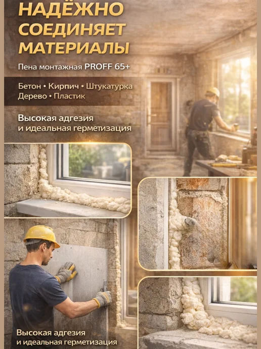 KUDO. Монтажная пена KUDO Проф 65+ профессиональная летняя 65л,шт2, 65 л, фото 5