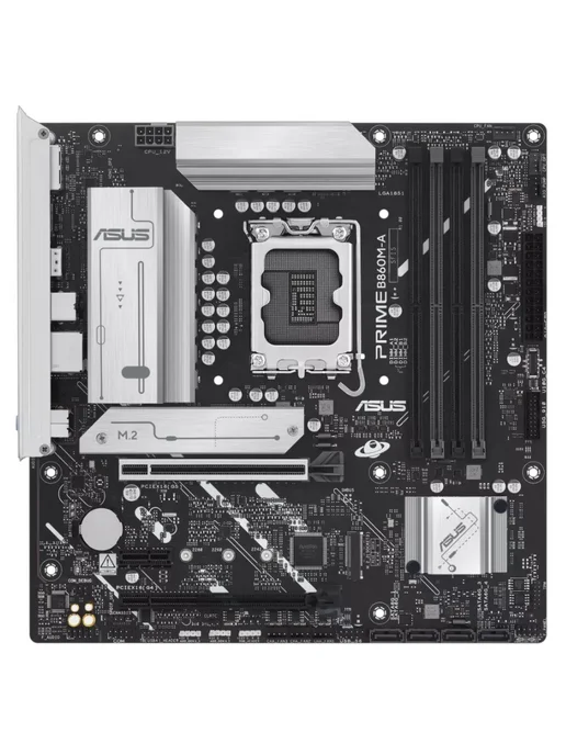 Asus Материнская плата PRIME B860M-A-CSM LGA1851 Intel B860 mATX, черный, фото 2