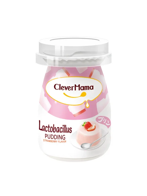 Пудинг Clever Mama с лактобактериями и клубникой 85 г, 3 шт, 85 г, 6 шт, фото 2