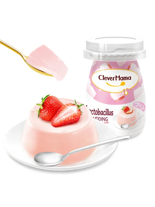 Пудинг Clever Mama с лактобактериями и клубникой 85 г, 3 шт, 85 г, 6 шт, фото 3