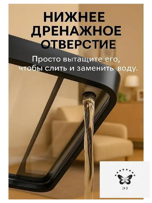 эксперт по черепахам Аквариум для черепахи красноухой, 50 л, 55 30 30 см, с и с и, 50 л, фото 8