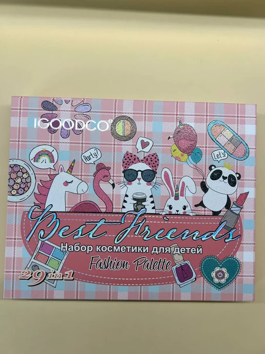 IGOODCO Палетка теней для девочек 29 в 1 с сияющими, вариант, фото 2
