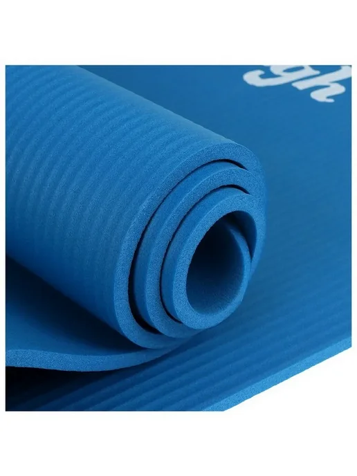 Нет бренда Коврик для йоги Sangh, нескользящий, 183×61×1 см, цвет чёрны, 183x61x1 см, фото 8