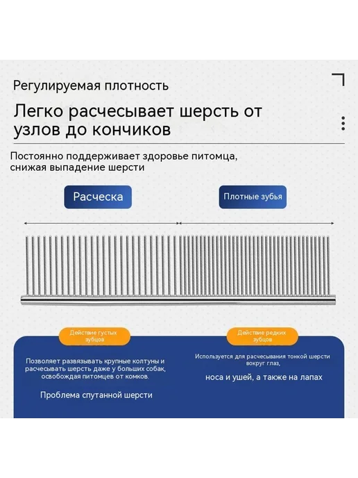 Расческа большой Расчёска для развязывания узлов, вариант, фото 3