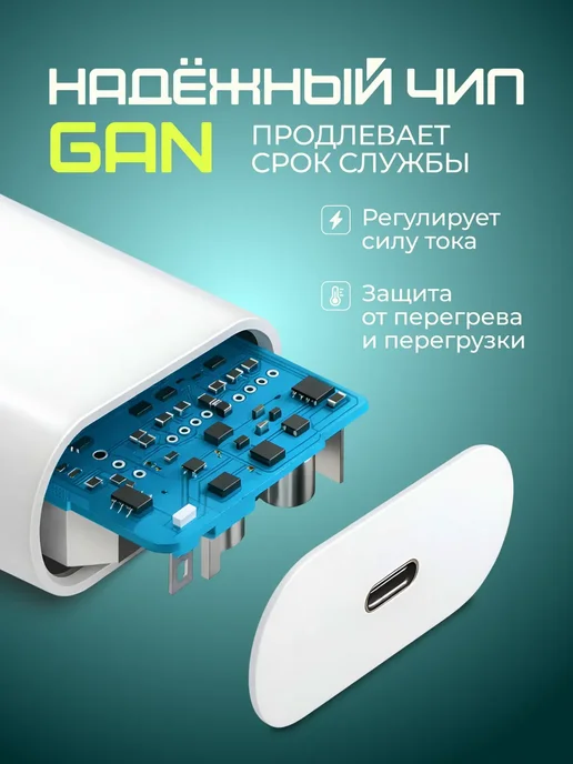 TOFURA Быстрая зарядка Type-C для android и iphone 15 16 17, белый, фото 4