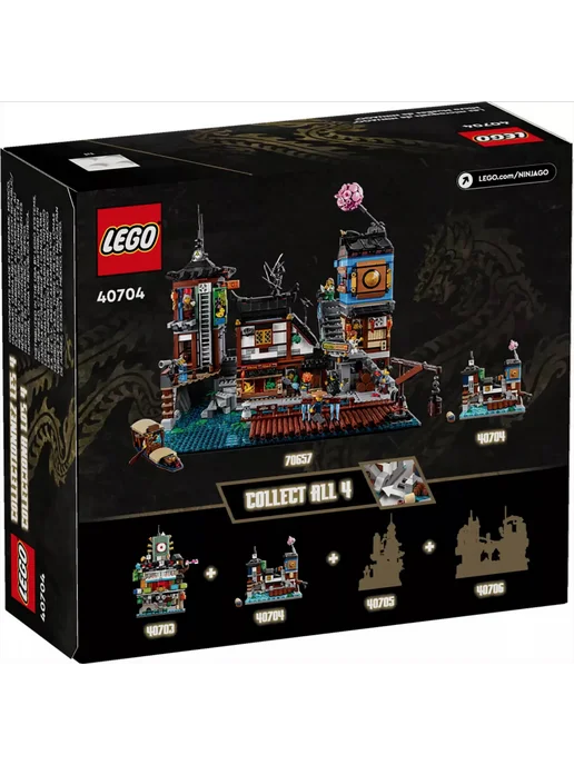 LЕGО Конструктор LEGO NINJAGO 40704 Док-станции Micro NINJAGO, вариант, фото 2